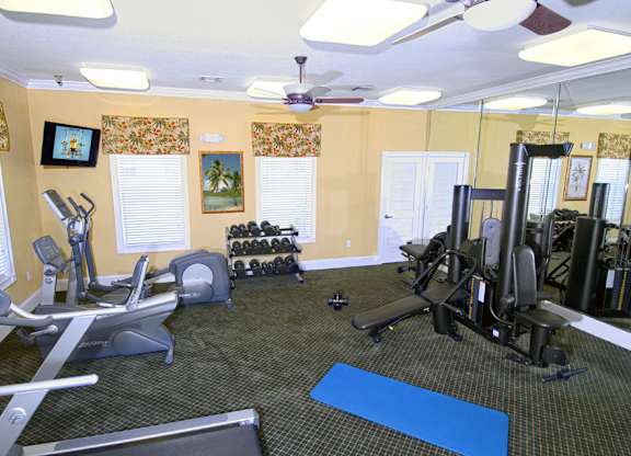 Fitness Center at Claymore Crossings Apartments in Tampa FL