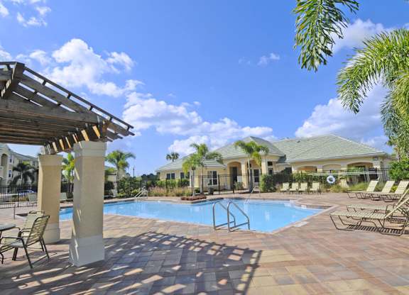Swimming Pool at Clear Harbor Affordable Apartments in Clearwater FL
