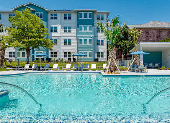 Pool at La Cima Apartments in Austin TX