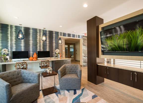 Media Room at Parc at White Rock Luxury Apartments in Dallas TX