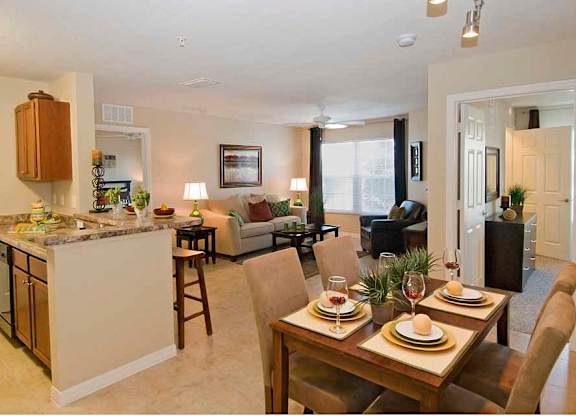 Kitchen at Cross Creek Apartments in Tampa FL