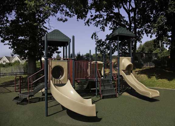 Playground at Rippowam Park Affordable Apartments in Stamford CT