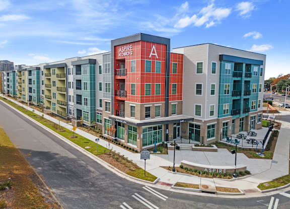 Building Exterior of Aspire at Church St in Norfolk, VA