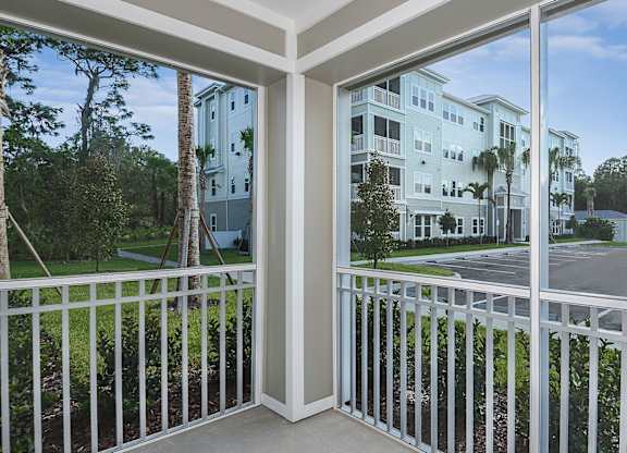 Screened Balconies at Epic at Gateway Luxury Apartments in St. Petersburg, FL