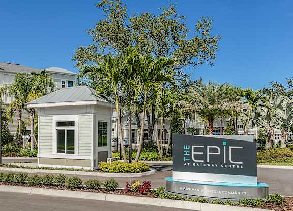 Property Signage at Gateway Luxury Apartments in St. Petersburg, FL