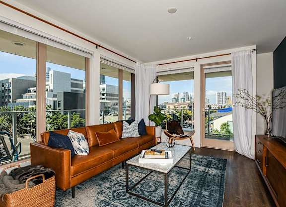 Floor to Ceiling Windows in Select Apartments at F11 Luxury Apartments in San Diego, CA