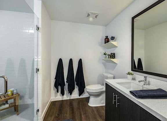 Elegant Bathrooms at F11 Luxury Apartments in San Diego, CA