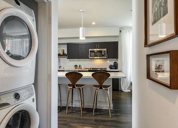 Front Load Washer and Dryer at F11 Luxury Apartments in San Diego, CA
