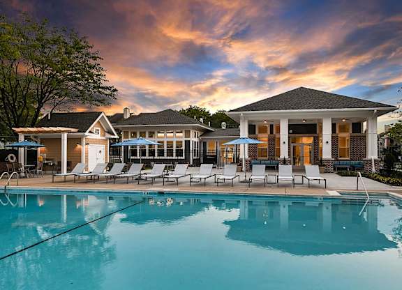 Pool Deck at Fieldpointe Apartments in Frederick, MD