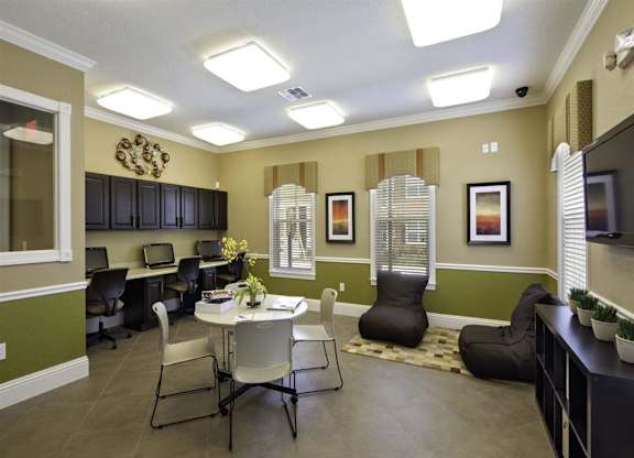 Business Center at Bayside Court Apartments in Clearwater FL