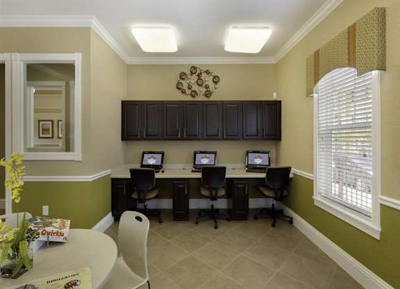 Business Center at Bayside Court Apartments in Clearwater FL