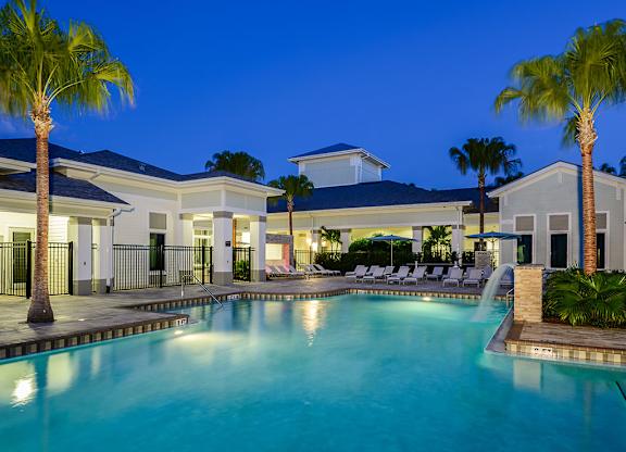 Resort-Style Pool at The Epic at Gateway Luxury Apartments in St. Pete, FL