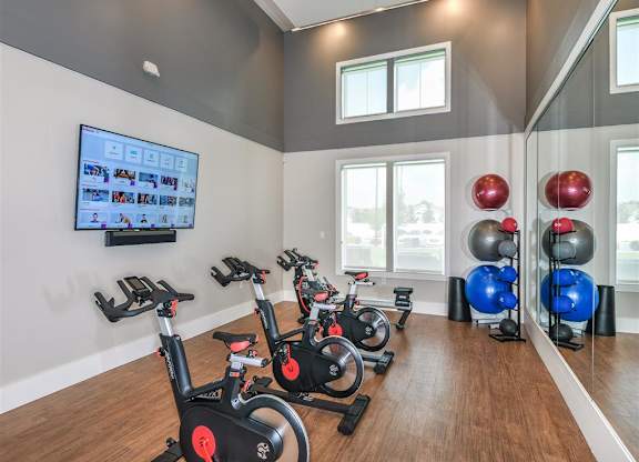Yoga and Spin Studio at Lenox Luxury Apartments in Riverview FL