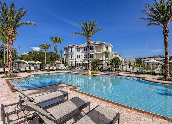 Resort-Style Pool at Lenox Luxury Apartments in Riverview FL