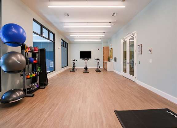 Yoga and Spin Studio at Lyra Luxury Apartments Near Downtown Sarasota, FL