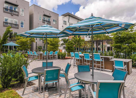 Summer Kitchen at Lyra Luxury Apartments Near Downtown Sarasota, FL