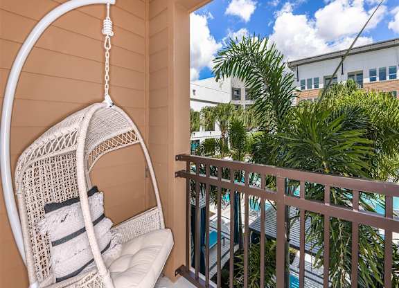 Private Balconies at Lyra Luxury Apartments Near Downtown Sarasota, FL