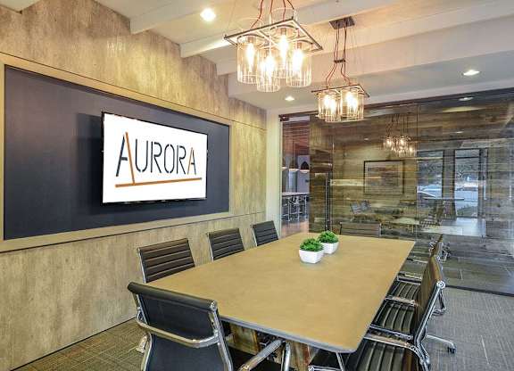 Conference Room at Aurora Luxury Apartments in Downtown Tampa, FL