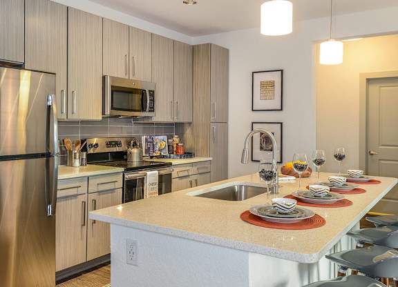Chef-Style Kitchens at Grady Square Luxury Apartments in Tampa FL