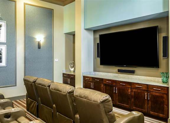 Screening Room at The Sedona Luxury Apartments in Tampa FL