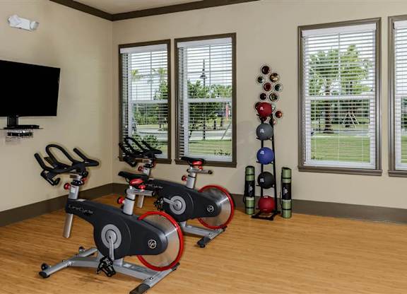 Yoga and Spin Studio at The Sedona Luxury Apartments in Tampa FL