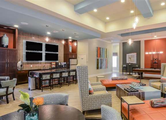 Club Room at The Sedona Luxury Apartments in Tampa FL