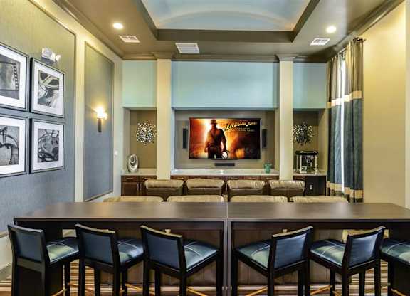 Screening Room at The Sedona Luxury Apartments in Tampa FL