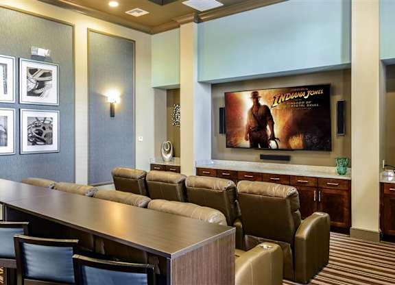 Screening Room at The Sedona Luxury Apartments in Tampa FL