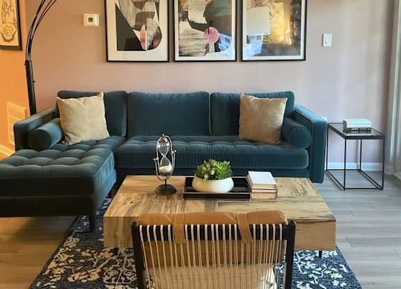 Living Room at Fieldpointe Apartments in Frederick MD