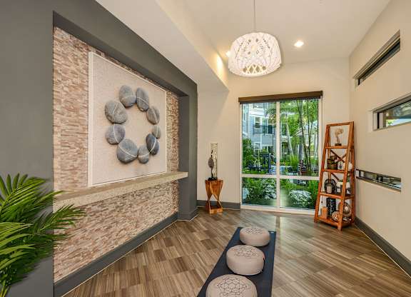Meditation Room at Grady Square Luxury Apartments in Tampa, FL