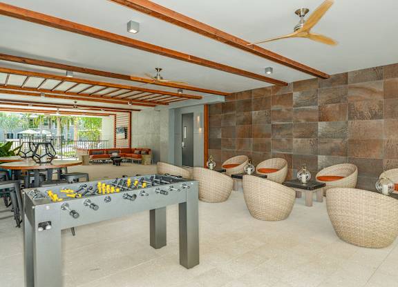 Game Lounge at Grady Square Luxury Apartments in Tampa, FL