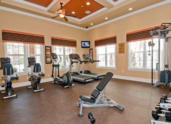Fitness Center at Grand Reserve Apartments in Zephyrhills, FL