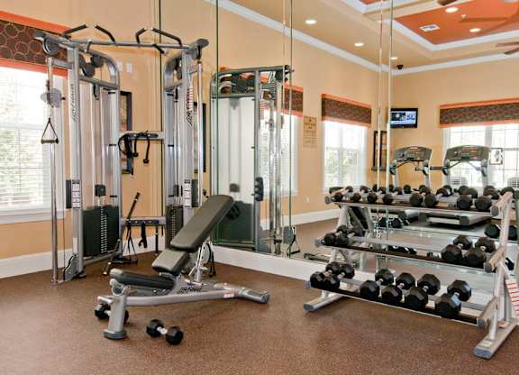 Fitness Center at Grand Reserve Apartments in Zephyrhills, FL