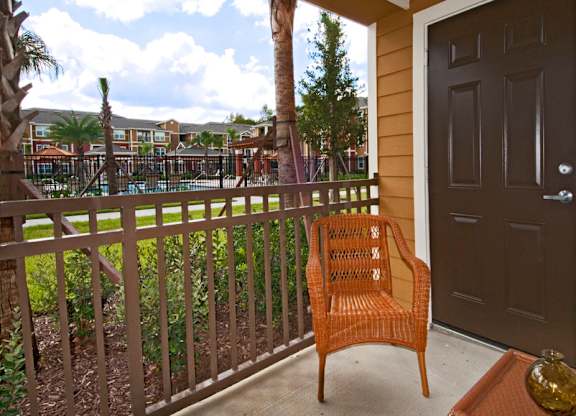 Balcony at Grand Reserve Apartments in Zephyrhills, FL