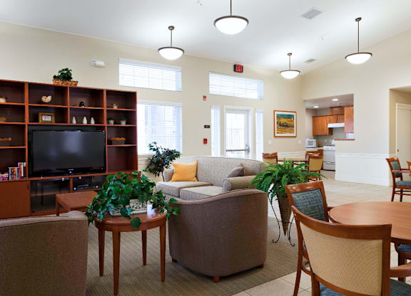 Clubhouse at Harvard Court Affordable Apartments in Lindsay, CA