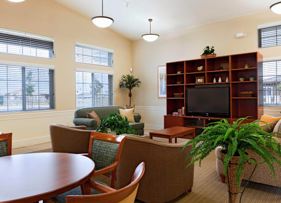 Clubhouse at Harvard Court Affordable Apartments in Lindsay, CA