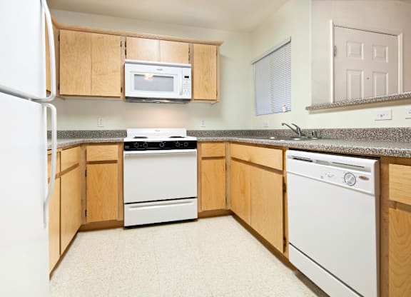 Modern Kitchens at Harvard Court Affordable Apartments in Lindsay, CA