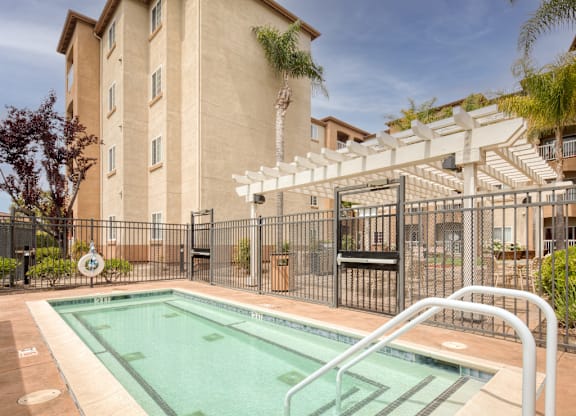Heated Spa at Hayward Village Senior Apartments in Hayward CA