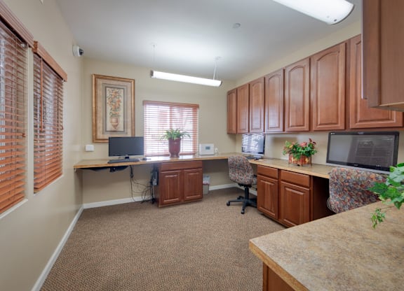 Business Center at Hayward Village Senior Apartments in Hayward CA