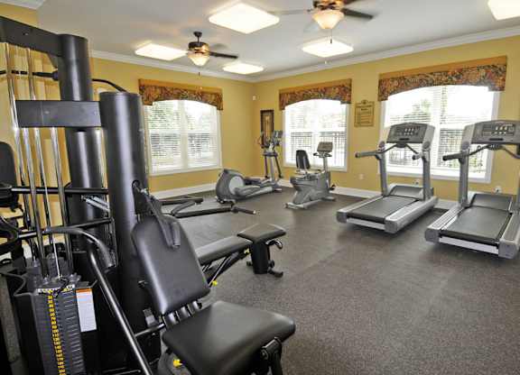 Fitness Center at Hudson Ridge Apartments in Port Richey, FL