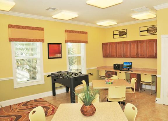 Game Room at Hunt Club Apartments in Tampa FL
