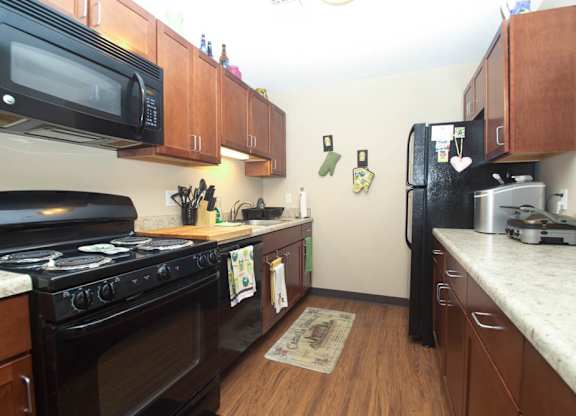 Fully Equipped Kitchens at River Commons Affordable Apartments in Norwalk CT