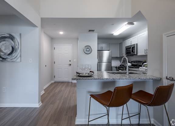 Fully Equipped Kitchens  at The Kentshire Senior Apartments in Midland NJ