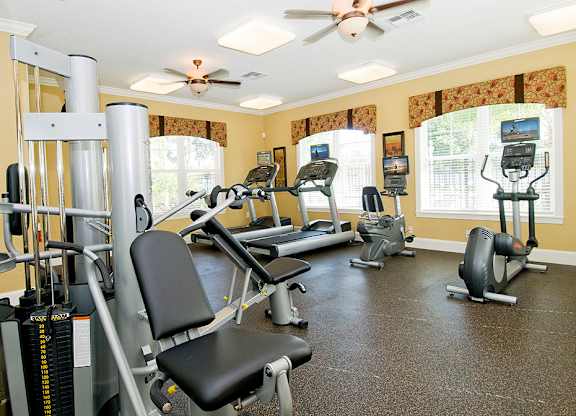 our apartments have a gym with plenty of equipment