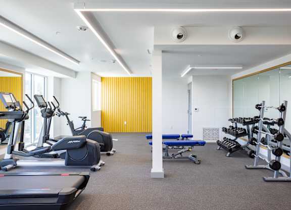 Fitness and wellness studio at Chandler Apartments in North Hollywood, North Hollywood, CA, California, 91601