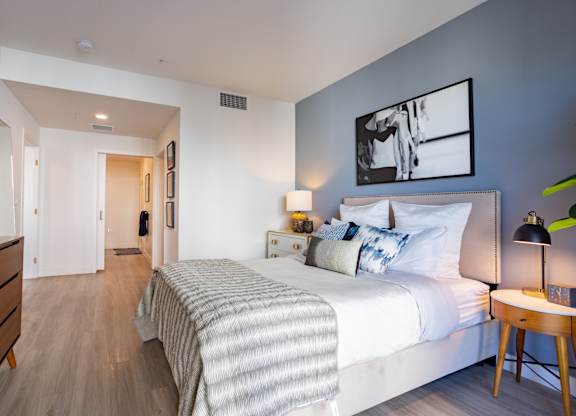Gorgeous Bedroom Designs withprivate bath at Chandler Apartments in North Hollywood, North Hollywood, California