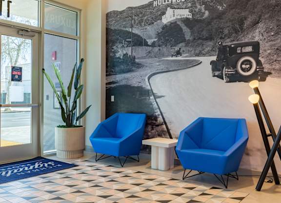 Entrance of our lobby at Chandler Apartments in North Hollywood, North Hollywood, CA, California