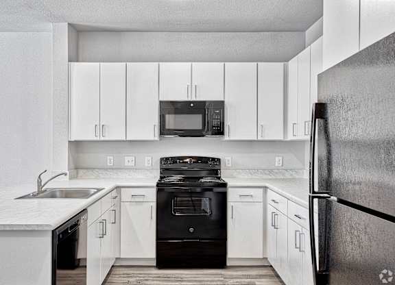 Fully Equipped Kitchens at La Cima Affordable Apartments in Southeast Austin TX