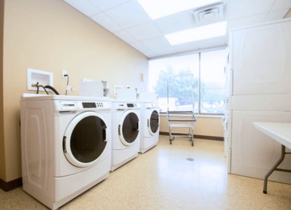 Laundry Center at River Commons Affordable Apartments in Norwalk CT