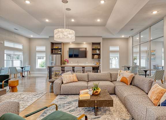 Clubhouse at La Cima Apartments in Austin TX